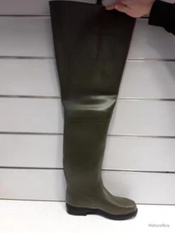 MARIUS 8050 PAIRE DE BOTTES CUISSARDES KAKI AIGLE MAITRE CAOUTCHOUTIER NEUF