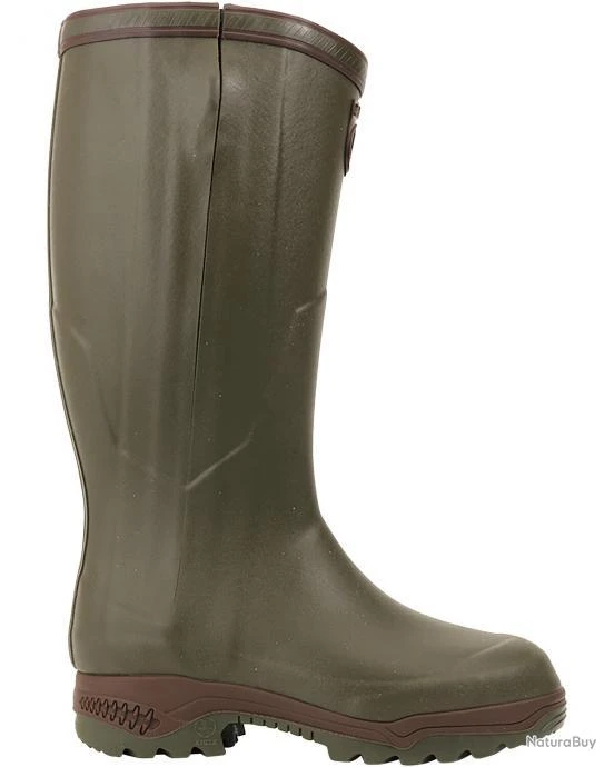 Aigle Botte En Caoutchouc Parcours 2 ISO Open Couleur Olive. 1 Aigle Botte En Caoutchouc Parcours 2 ISO Open Couleur Olive.
