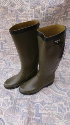 Bottes Aigle Benyl XL Kaki T46
