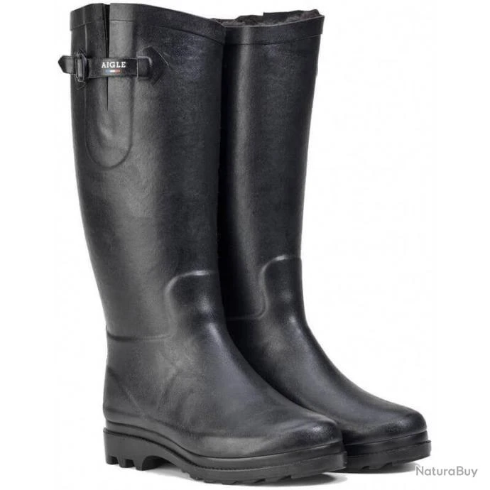 Bottes Fourées Aiglentine Femme Noir Aigle-38 1 Bottes Fourées Aiglentine Femme Noir Aigle-38