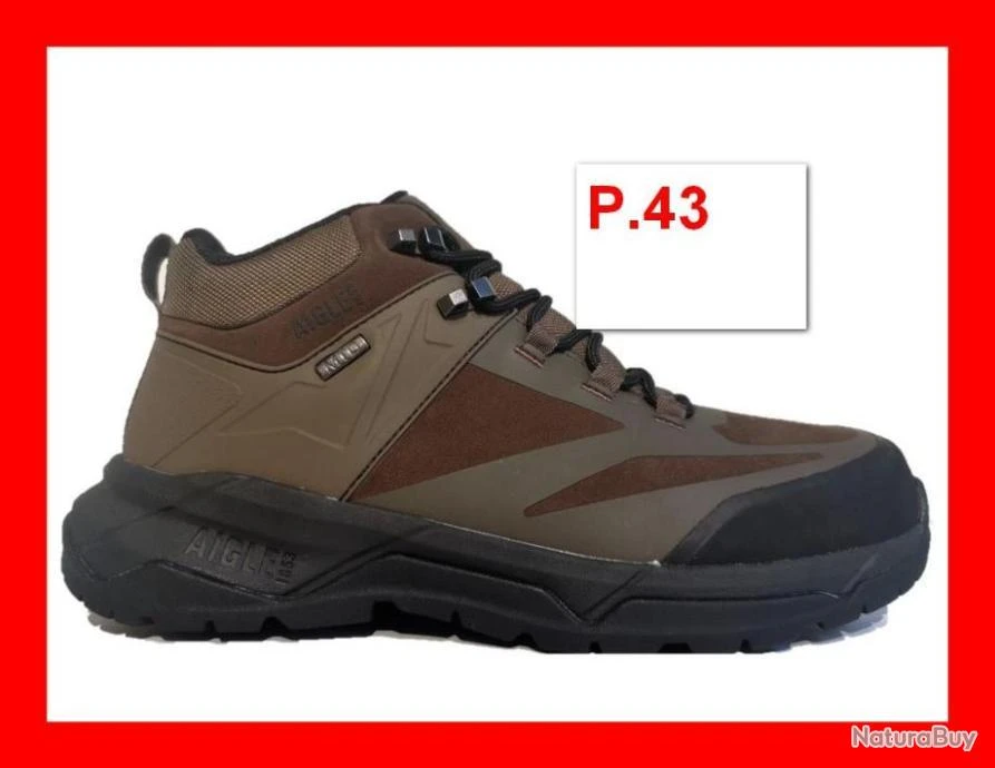CHAUSSURES HAUTES AIGLE PALKA MTD P.43 1 CHAUSSURES HAUTES AIGLE PALKA MTD P.43