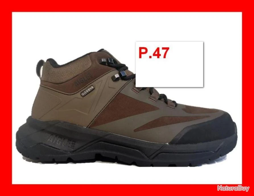 CHAUSSURES HAUTES AIGLE PALKA MTD P.47 1 CHAUSSURES HAUTES AIGLE PALKA MTD P.47
