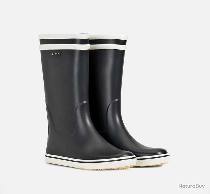 Bottes AIGLE MALOUINE 2 MARINE/BLANC 2 Bottes AIGLE MALOUINE 2 MARINE/BLANC – Image 2