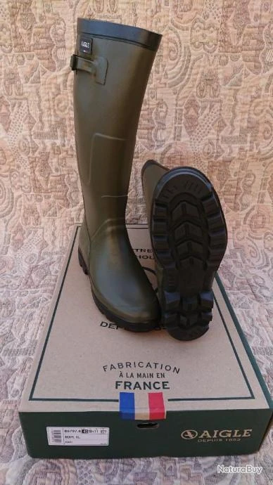 Bottes Aigle Benyl XL Kaki T45 2 Bottes Aigle Benyl XL Kaki T45 – Image 2