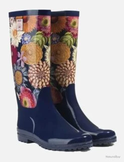 Bottes De Pluies Femmes Aigle Eliosa PT Version Imprimée Kew Multibloom