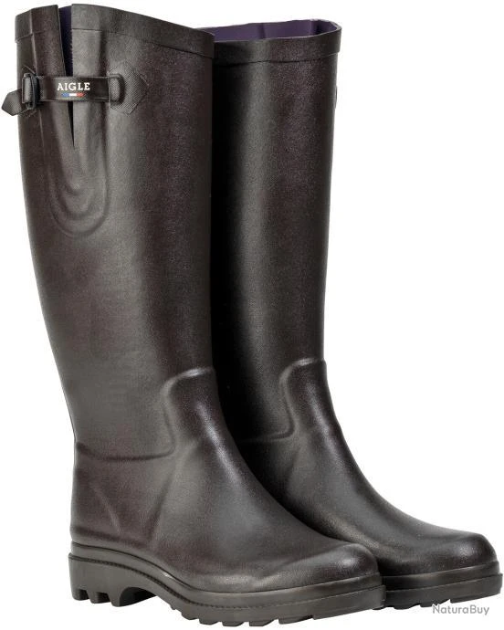 Bottes En Caoutchouc Pour Femmes Aiglentine 2 Couleur Brun. 2 Bottes En Caoutchouc Pour Femmes Aiglentine 2 Couleur Brun. – Image 2