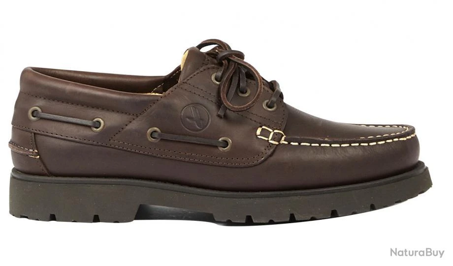 Aigle Chaussures En Cuir Tarmac Marron Foncé 2 Aigle Chaussures En Cuir Tarmac Marron Foncé – Image 2