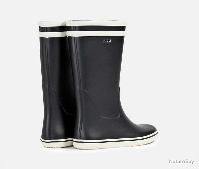Bottes AIGLE MALOUINE 2 MARINE/BLANC 3 Bottes AIGLE MALOUINE 2 MARINE/BLANC – Image 3