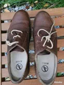 Très Belles Chaussures Basses Outdoor AIGLE T42 Cuir Grainé 11 Très Belles Chaussures Basses Outdoor AIGLE T42 Cuir Grainé -Aigle 00003 Tres belles chaussures basses outdoor AIGLE T42 cuir graine