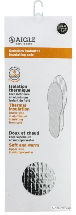 AIGLE Semelles Isolantes - P37+