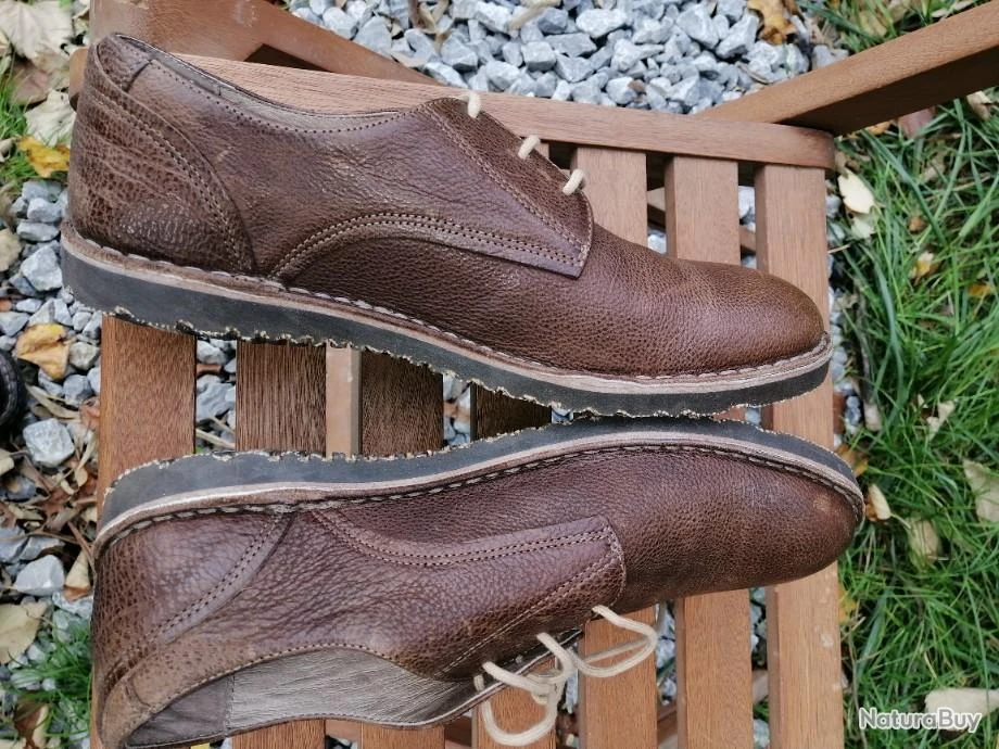 Très Belles Chaussures Basses Outdoor AIGLE T42 Cuir Grainé 4 Très Belles Chaussures Basses Outdoor AIGLE T42 Cuir Grainé – Image 4