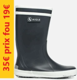 Bottes ENFANTS Aigle Lolly-pop Marine 21