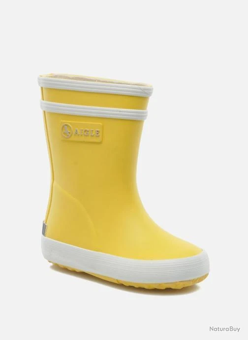 Bottes De Pluie Baby Flac AIGLE Jaune 21 7 Bottes De Pluie Baby Flac AIGLE Jaune 21 – Image 7