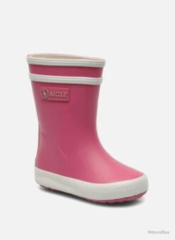 Bottes De Pluie Baby Flac AIGLE Rose 19 13 Bottes De Pluie Baby Flac AIGLE Rose 19 -Aigle 00007 Bottes de pluie Baby Flac AIGLE Rose 19