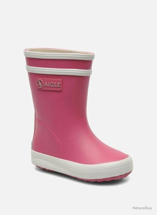 Bottes De Pluie Baby Flac AIGLE Rose 21 7 Bottes De Pluie Baby Flac AIGLE Rose 21 – Image 7