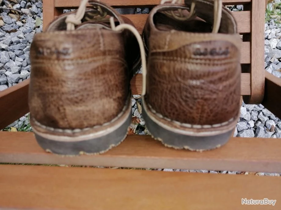 Très Belles Chaussures Basses Outdoor AIGLE T42 Cuir Grainé 8 Très Belles Chaussures Basses Outdoor AIGLE T42 Cuir Grainé – Image 8