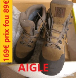 CHAUSSURES AIGLE BROOKS GORE TEX KAKI PT 40 471276-40JS