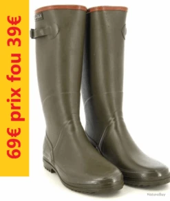 Bottes Aigle Chantebelle Enfant Kaki P31