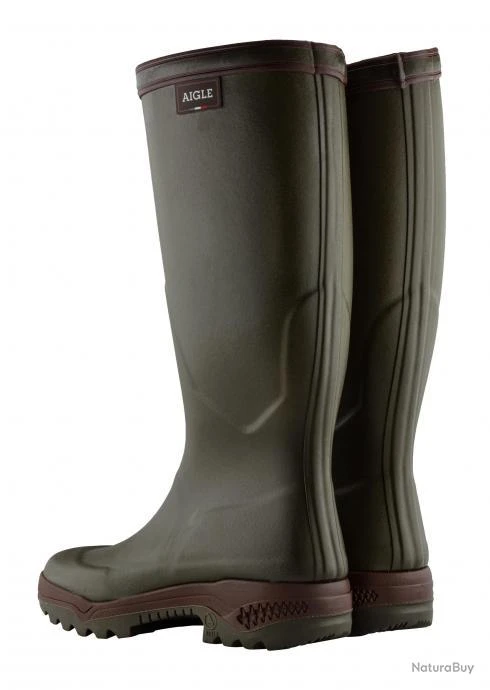Bottes De Chasse Aigle Parcours Kaki 3 Bottes De Chasse Aigle Parcours Kaki – Image 3