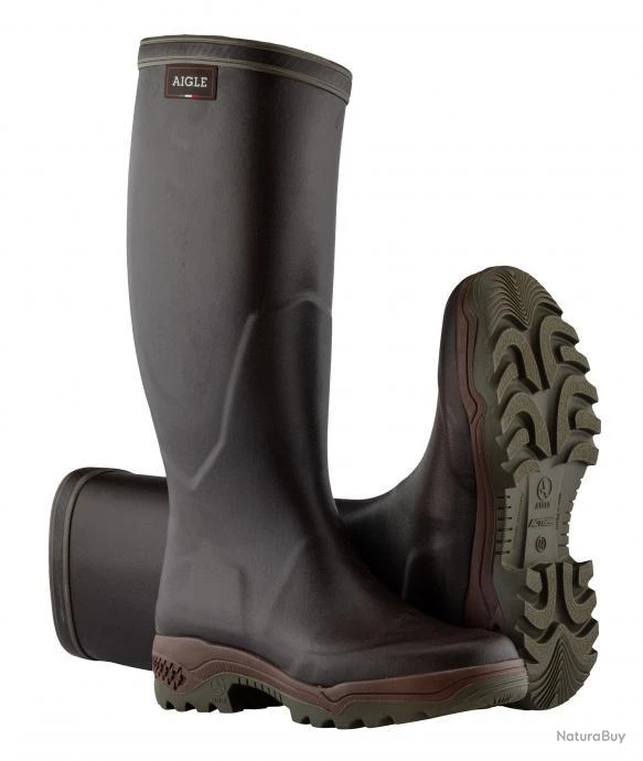 Bottes De Chasse Aigle Parcours Brun-45 2 Bottes De Chasse Aigle Parcours Brun-45 – Image 2