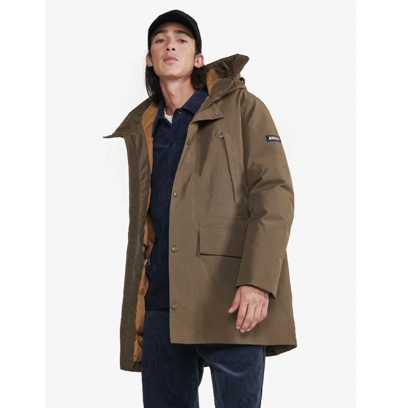 Parka Longue Matelassage En Duvets Et Plumes Gore-Tex® Aigle 2 Parka Longue Matelassage En Duvets Et Plumes Gore-Tex® Aigle – Image 2