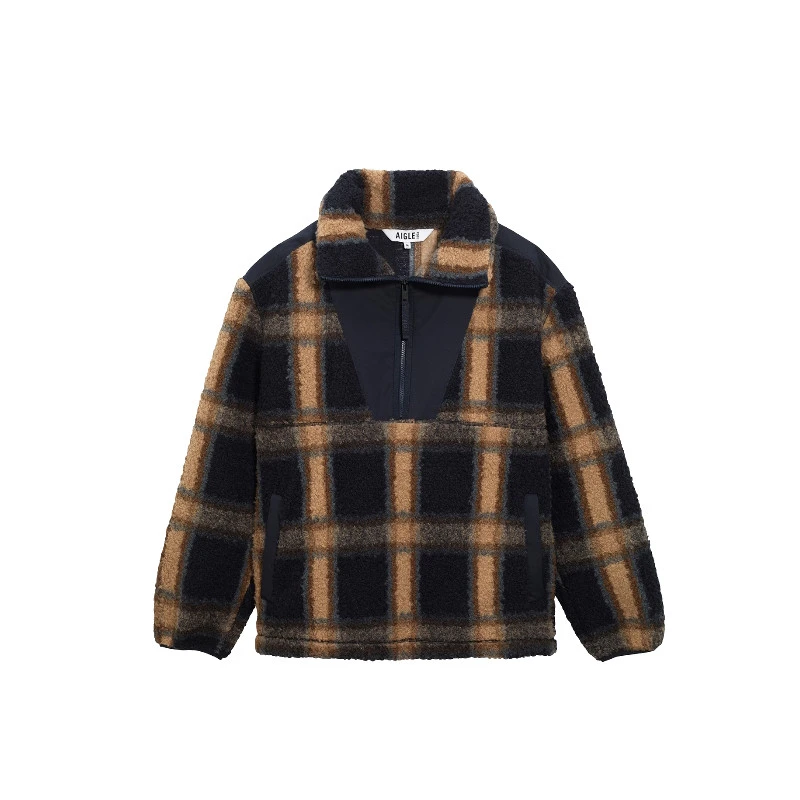 Pull Sherpa Col Zip Polaire Aigle 1 Pull Sherpa Col Zip Polaire Aigle