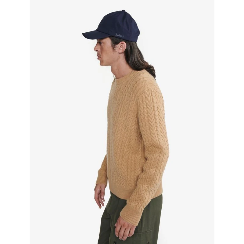 Pull Torsadé Col Rond Aigle 11 Pull Torsadé Col Rond Aigle – Image 11