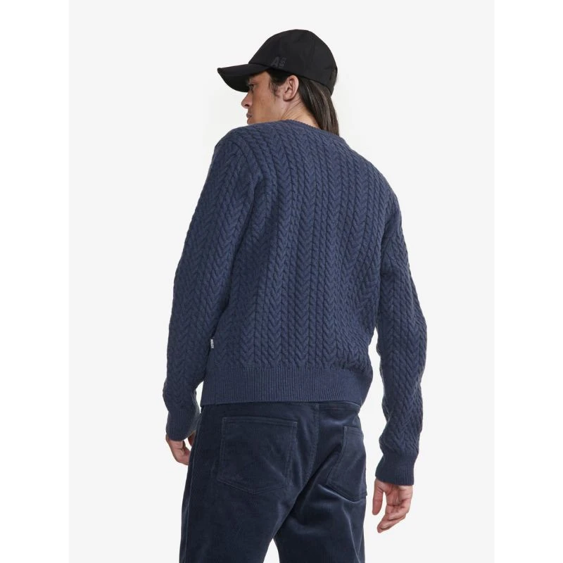 Pull Torsadé Col Rond Aigle 6 Pull Torsadé Col Rond Aigle – Image 6