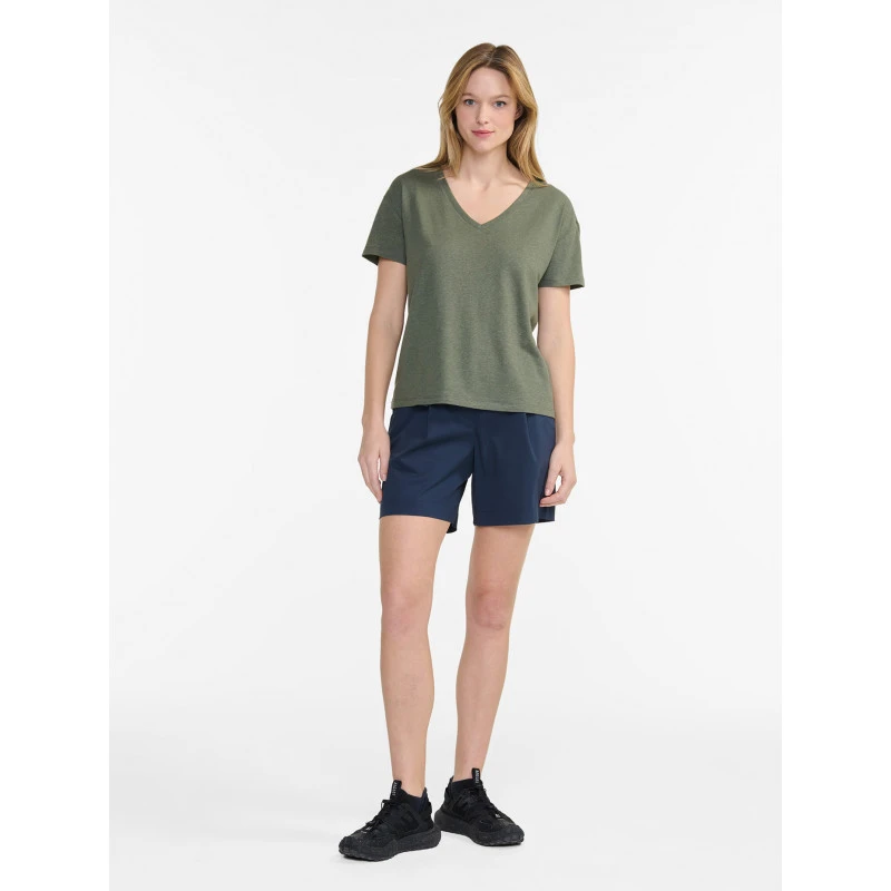 T-Shirt Col V En Coton Lin Aigle 2 T-Shirt Col V En Coton Lin Aigle – Image 2