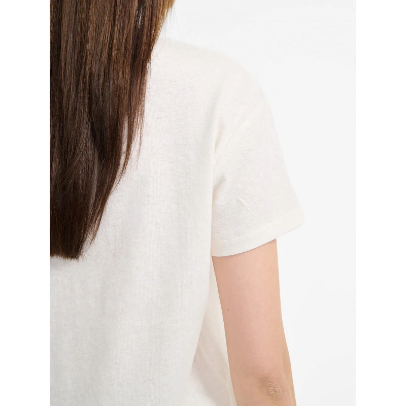 T-Shirt Col V En Coton Lin Aigle 12 T-Shirt Col V En Coton Lin Aigle – Image 12