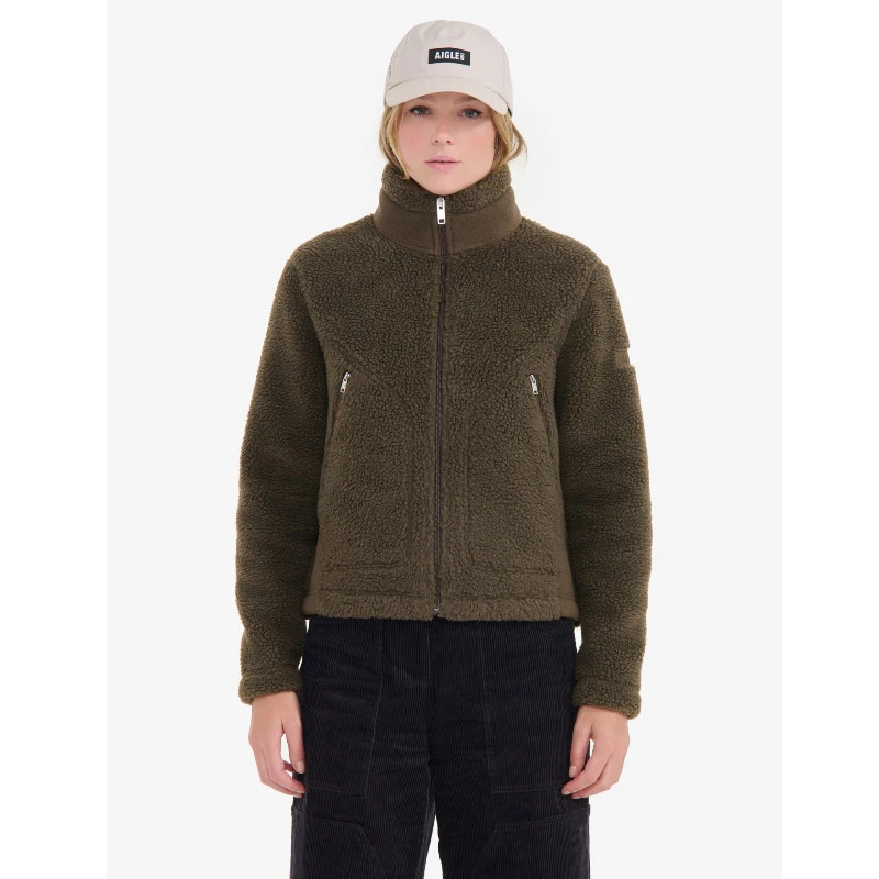 Veste Polaire Sherpa Zippée Femme Aigle 7 Veste Polaire Sherpa Zippée Femme Aigle – Image 7
